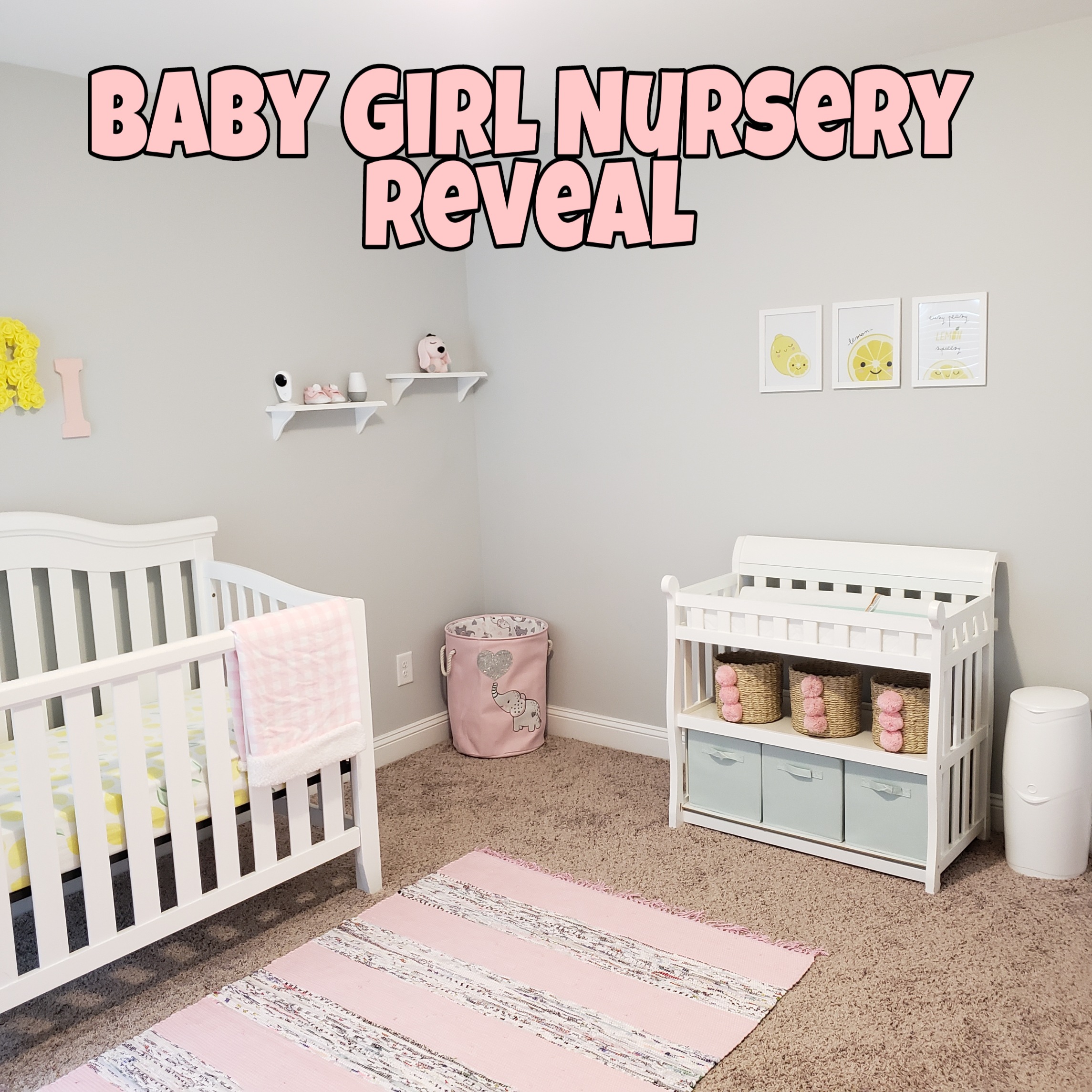 Baby Girl Nursery Reveal