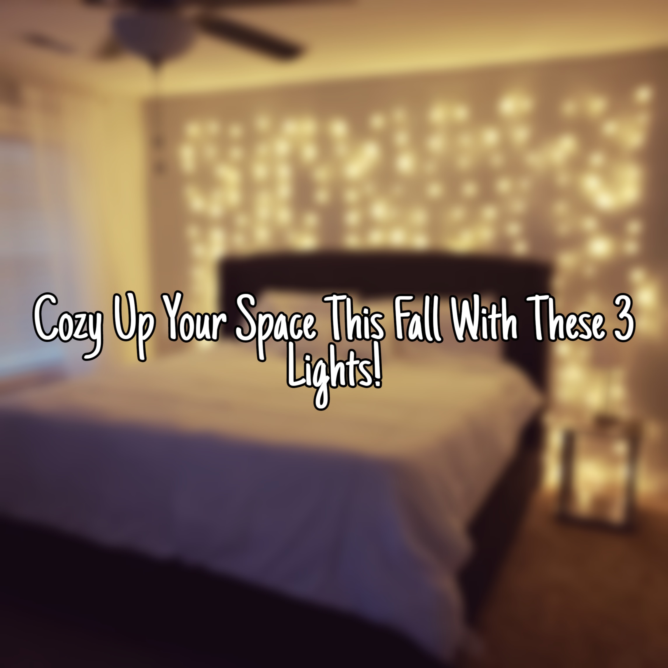 Cozy Up Your Space This Fall With These 3 Lights!